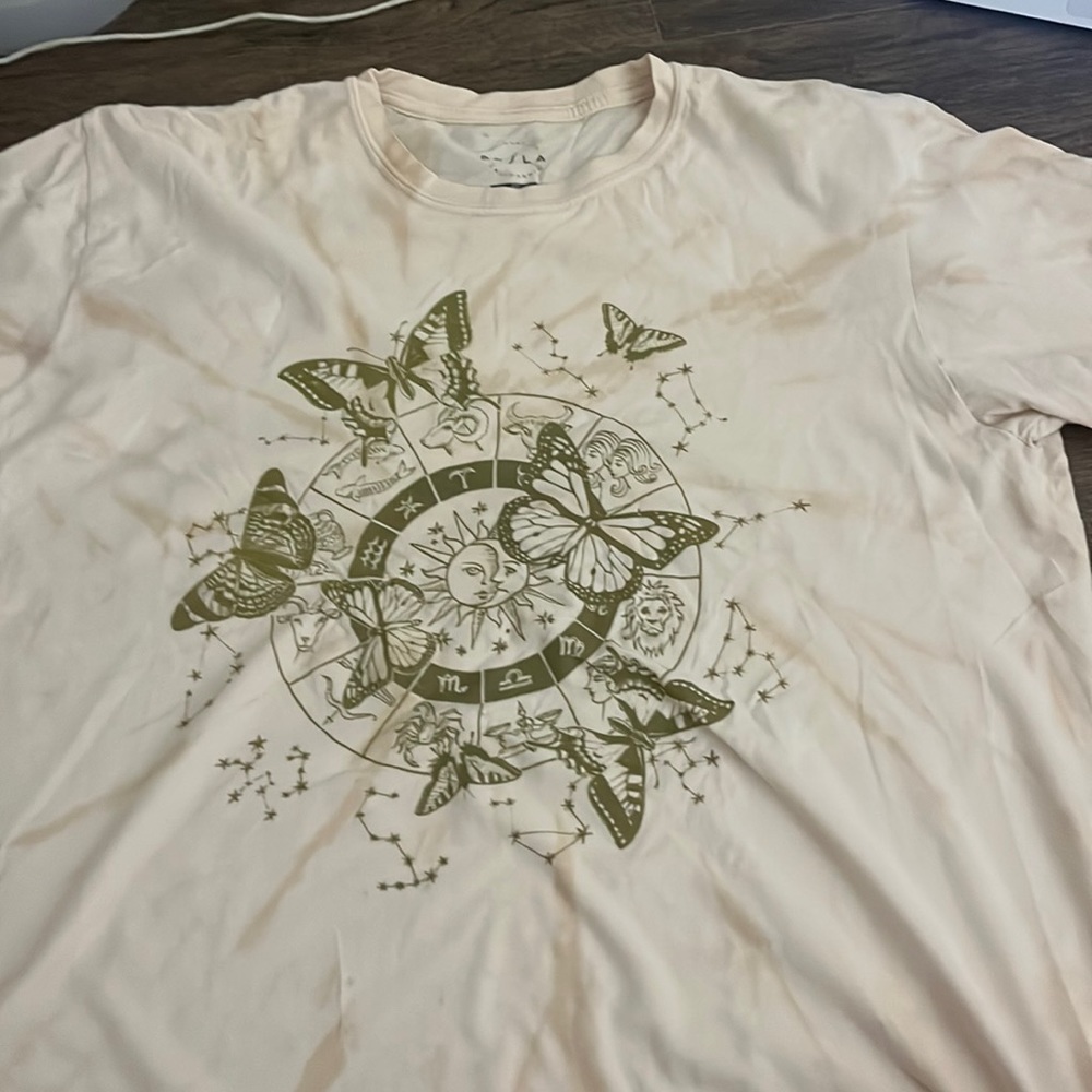 Oversized horoscope tee size L
